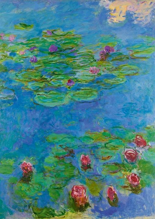 Actual product image Bluebird 60062 Puzzle 1000 pcs. Museum Series Claude Monet - Water Lilies, 1917 (1000 pieces)