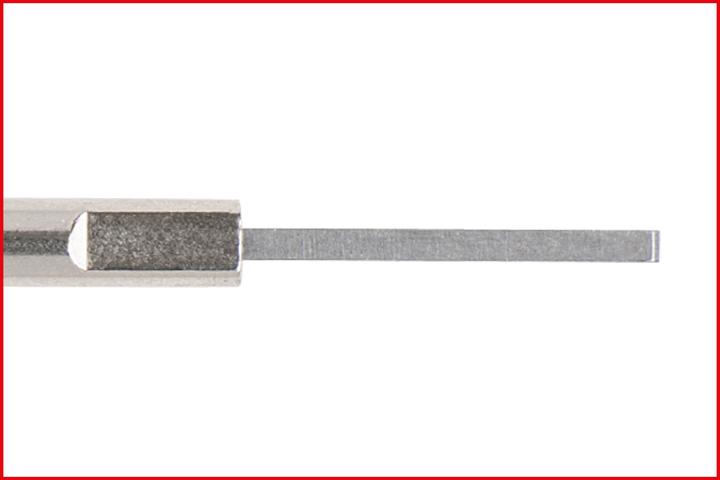 Produktbild KS Tools Entriegelungswerkzeug für Flachstecker/Flachsteckhülsen 2,8mm (AMP Tyco JT, AMP Tyco ST, Deutsch DT)