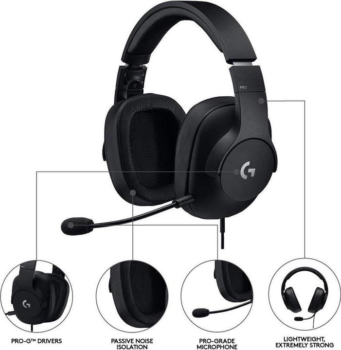 Actual product image Logitech G Pro X (Cable)