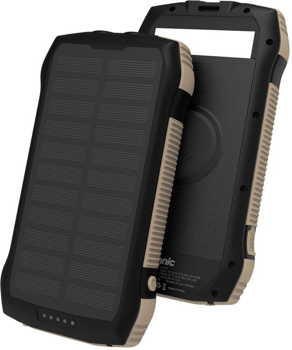 Actual product image Vinnic Solar Powerbank (20000 mAh, 20 W, 74 Wh)