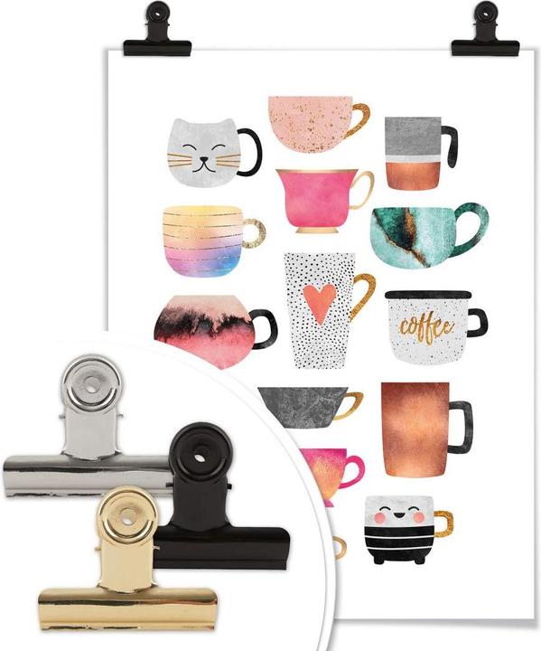 Produktbild Trenddeko Kaffeetassen: Buntes Allerlei (60 x 80 cm)