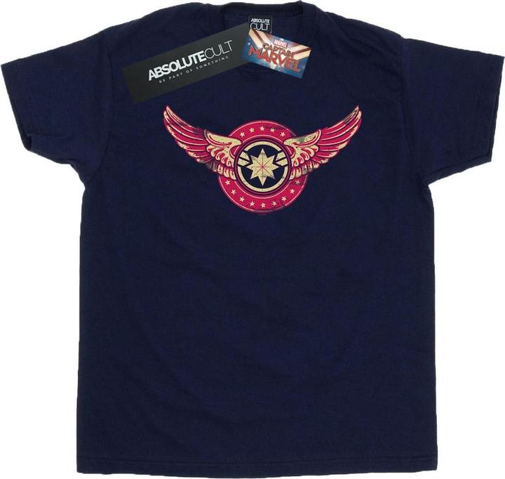 Actual product image Mens Captain Wings Patch T-Shirt (S)
