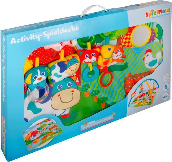 Actual product image Spielmaus SMB Activity Play Blanket+Mirror 69x85x50