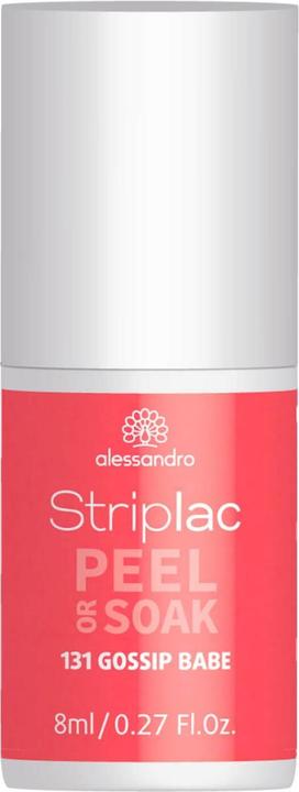 Produktbild Alessandro Striplac Peel or Soak Gossip Babe 8 ml (Koralle, Orange, Abziehbarer Nagellack)