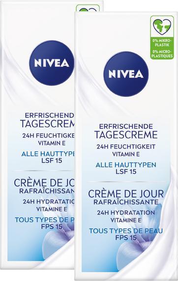 Image du produit NIVEA Erfrischende Tagescreme LSF 15 DUO (100 ml, Crème de jour, SPF 15)