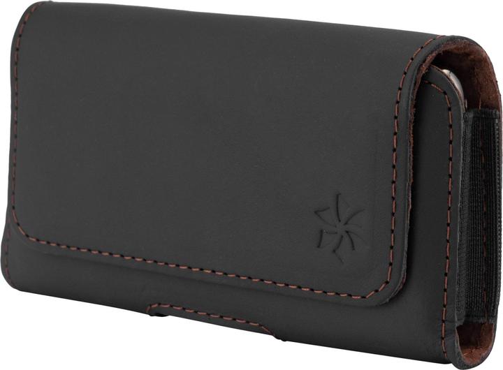 Actual product image Honju horizon smooth leather belt pouch| Apple iPhone 13/12/11 Pro Max & XS| black|