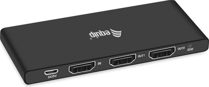 Immagine prodotto equip Splitter HDMI 2.0 2 porte Ultra Slim 4K/60Hz nero