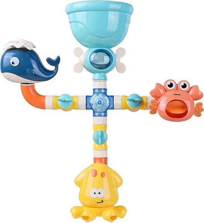 Immagine prodotto Activity Board Set di giochi per il bagno e l'acqua, linea bagno per bambini, 16 pezzi