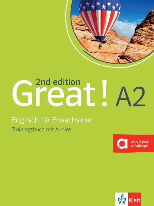 Image du produit Great! A2, 2nd edition. Trainingsbuch + Audios online (Allemand, Anglais, Rona, McGeoch, 2021)
