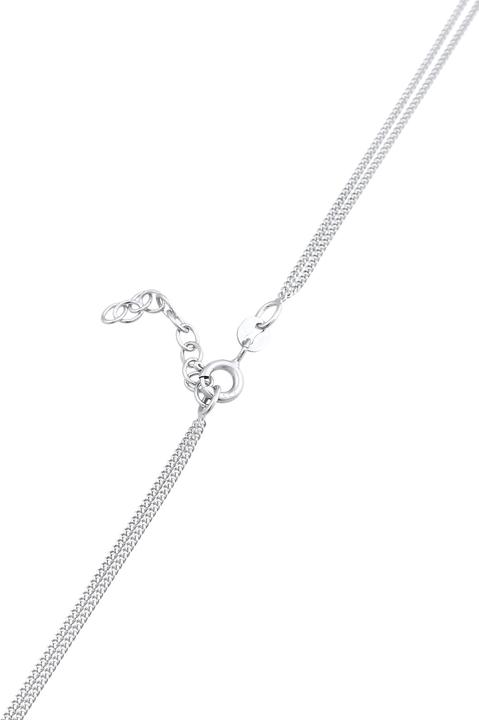 Actual product image Elli Necklace Kids Layer Crystal Star Half Moon 925 Silver (Glass crystal, 925 sterling silver, 36 cm)