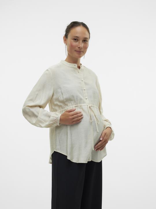 Image du produit Mamalicious Coupe normale Col mandarin Top Blouse (M)