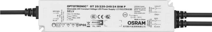 Produktbild Osram elektronisches Vorschaltgerät (EVG), OPTOTRONIC, EVG LED CV DIM 1…10V, OT 20/220-240/24 DIM P