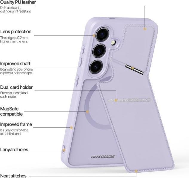 Immagine prodotto Dux Ducis Custodia rigida in PC e TPU della serie Rafi II Mag (Samsung Galaxy S24+)