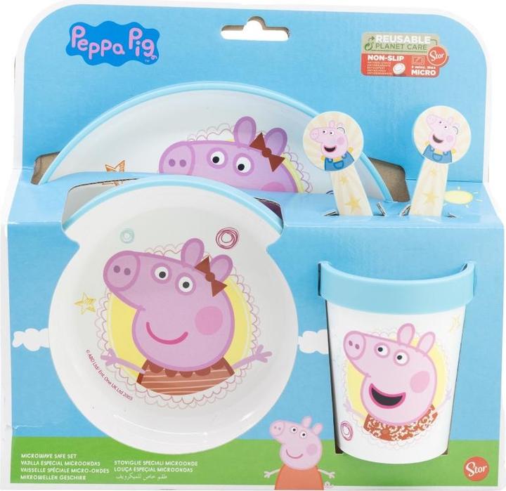 Produktbild Stor Peppa Pig - Premium Geschirr-Set 5-teilig