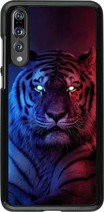 Actual product image PhoneLook Coque Tiger Blue Red (Huawei P20 Pro)