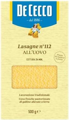 Immagine prodotto De Cecco Lasagne all'uovo (500 g)