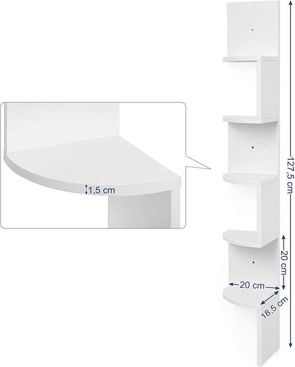 Actual product image Vasagle Corner (20 x 20 x 126 cm)