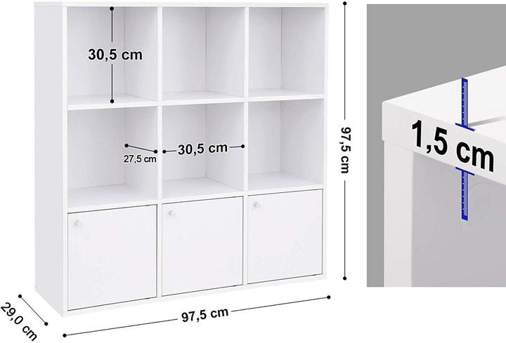 Produktbild Vasagle Eric (97.5 x 29 x 97.5 cm)
