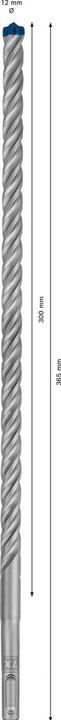 Productafbeelding Bosch Professional Zubehör Expert SDS plus-7X hamerboor, 12 x 300 x 365 mm (12 mm)