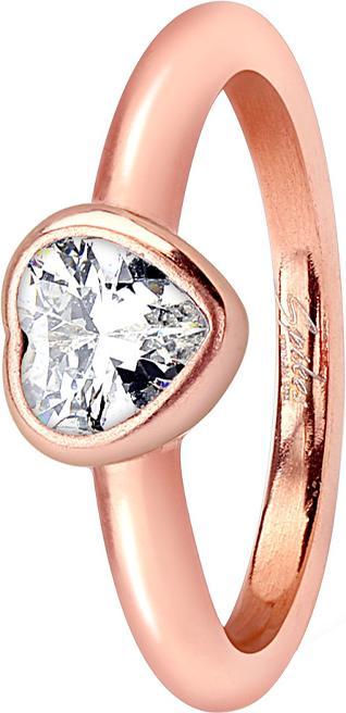 Produktbild Star Piercing Threadless rosegold quadratischer Kristall silber gefasst (Chirurgenstahl 316L, ohne Messing)