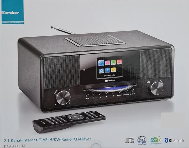 Actual product image Karcher DAB 9000CDI (Web radio, DAB+, Bluetooth, Wi-Fi)