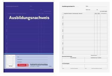 Actual product image Report booklet Training record daily DIN A4 80g/m² 28 sheets (28 x)
