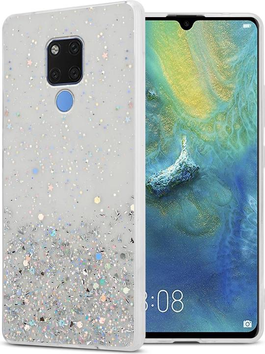 Transparent mit Glitter