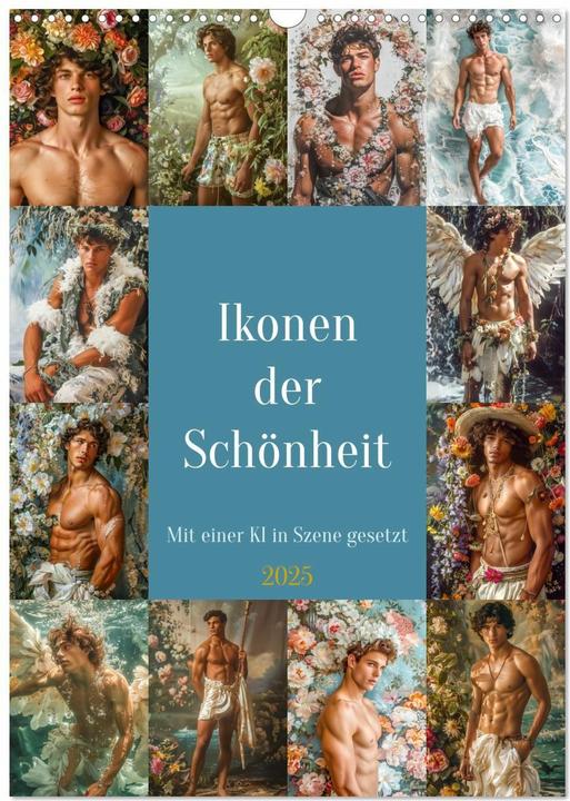 Produktbild Ikonen der Schönheit (Wandkalender 2025 DIN A3 hoch), Monatskalender (A3, Deutsch)