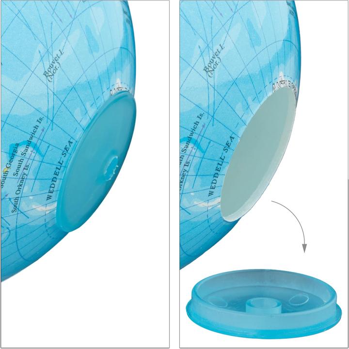 Immagine prodotto Relaxdays Globo salvadanaio (14 x 16,5 x 14 cm)