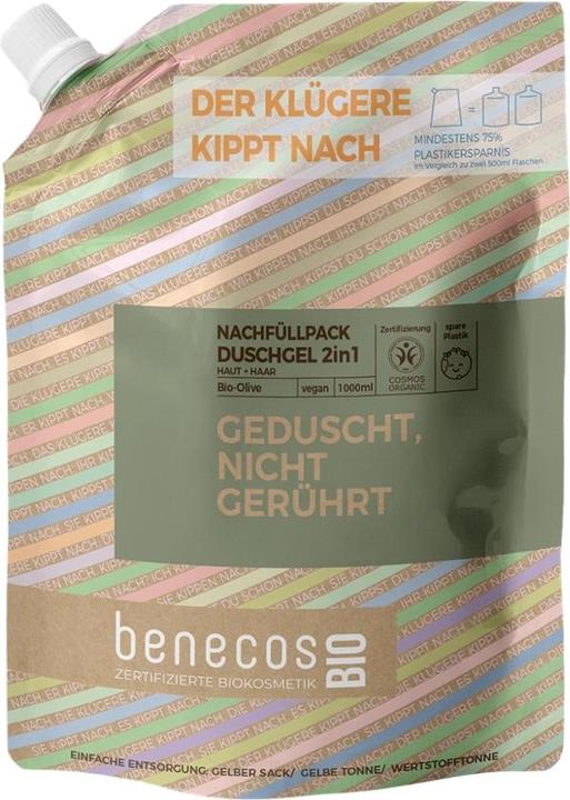 Actual product image Benecos NF Shower Gel 2in1 Olive (1000 ml)