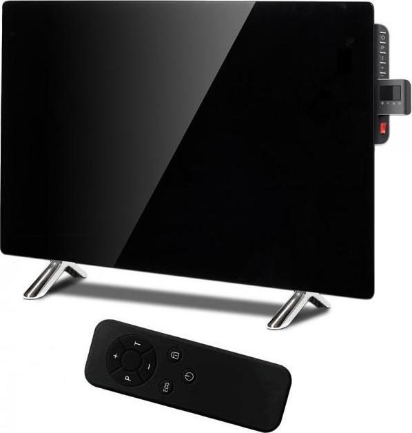 Immagine prodotto Maclean MCE536 Riscaldatore elettrico in vetro Convettore Smart WiFi LED con telecomando 600W Tuya Smart (600 W)