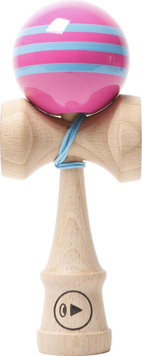 Actual product image Kendama Europe Play Pro II - Triple Stripes - Pink Lagoon