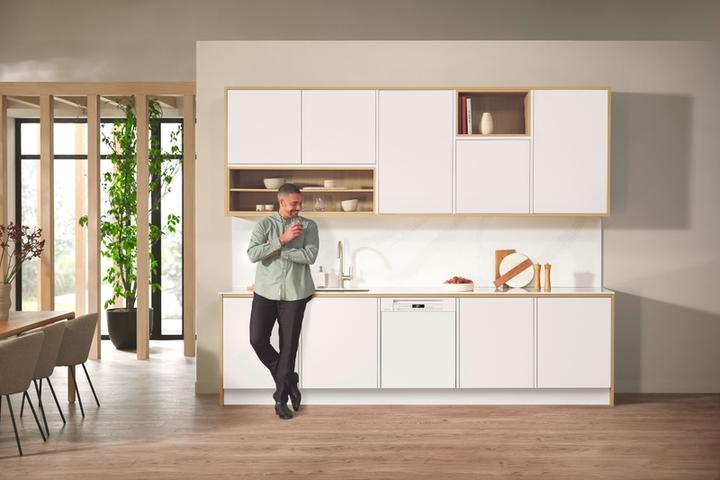 Produktbild Miele G 7600 SCU ws EB-GeschirrspülerA 60cm Unterbau 40dB 8.4L Schubl. AutoD.