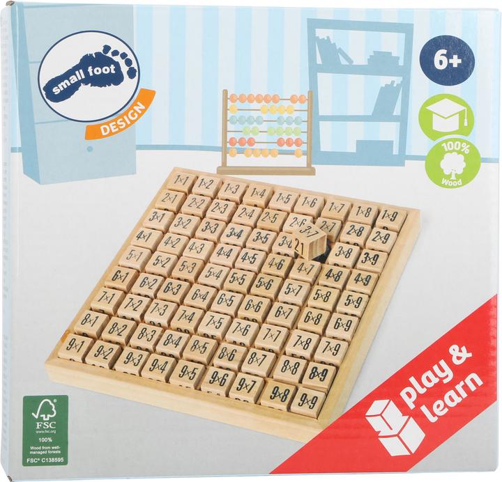 Actual product image small foot Abacus The small 1x1 (German, Italian, French, English, Swiss German)