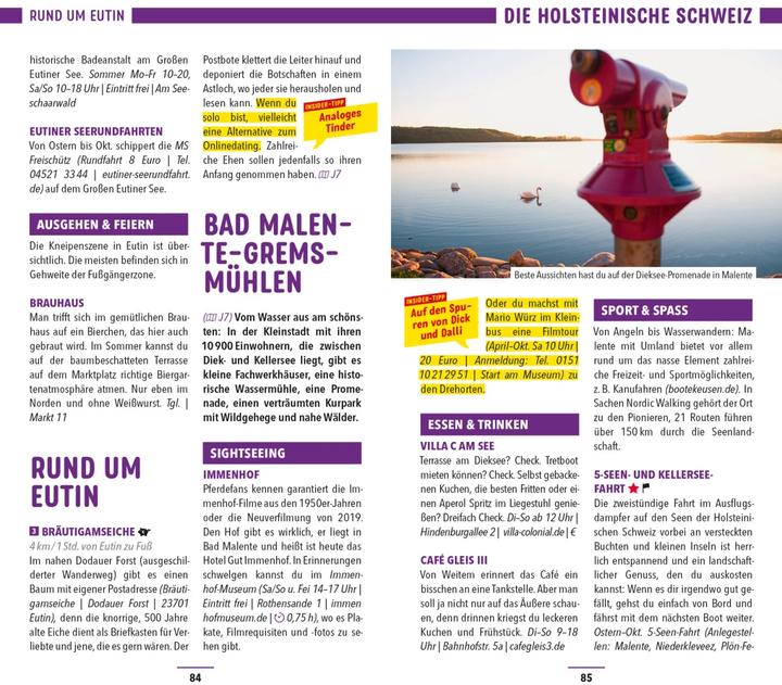 Actual product image Reiseführer Ostseeküste, Schleswig-Holstein (German, Silvia Propp, Majka Gerke, 2023)