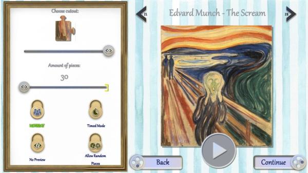 Actual product image Mindscape Jigsaw Art: 100+ Famous Masterpieces (Switch, Switch Lite, Switch OLED, DE)