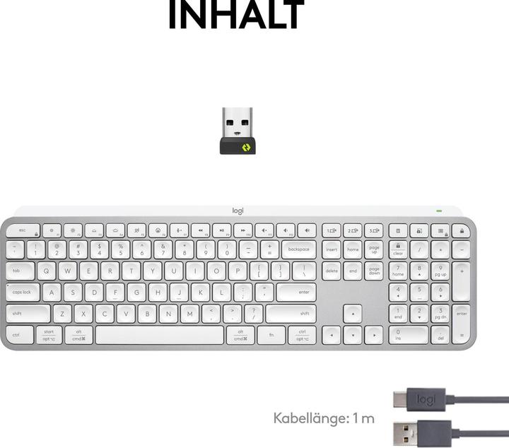 Produktbild Logitech MX Keys S (CH, Kabellos)