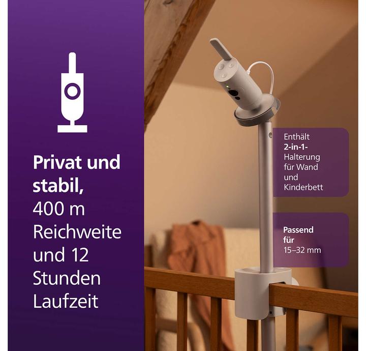 Immagine prodotto Philips Avent Video Premium connesso (Video e audio, 400 m)