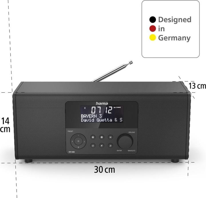 Image du produit Hama DR1400 (DAB+ DAB, FM)