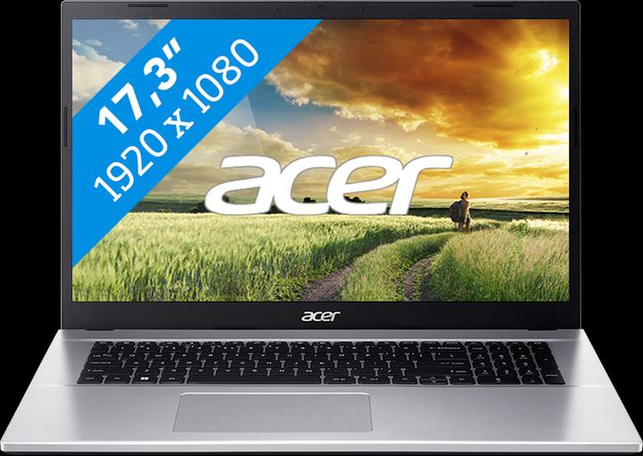 Actual product image Acer A317-54-32CY (17.30", Intel Core i3-1215U, 8 GB, 512 GB, Eng. Int.)