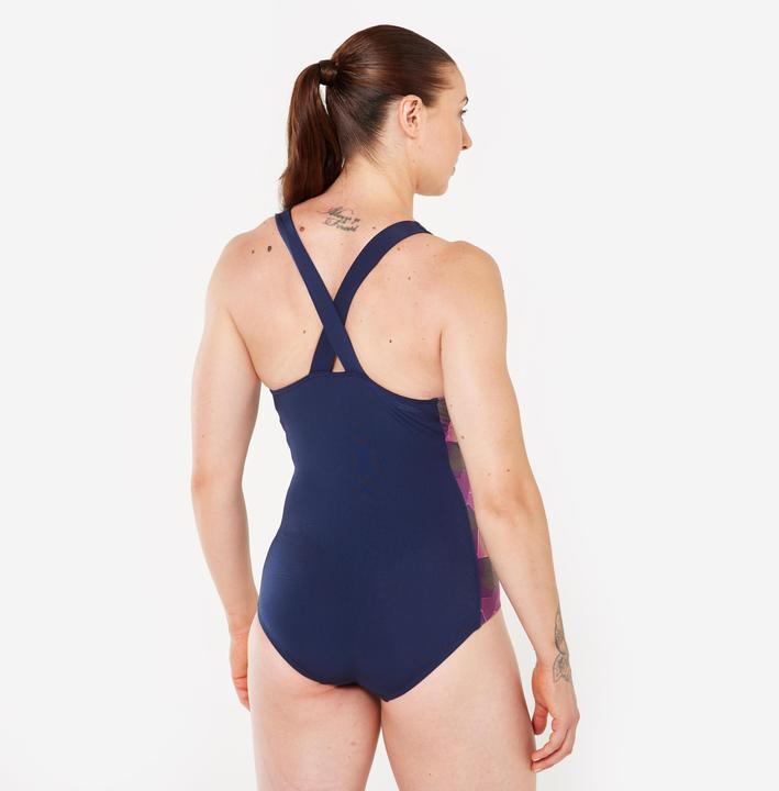 Produktbild Nabaiji Badeanzug Damen - Kelly blau/rosa (40, 42)