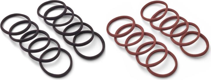 Image du produit Trisa Élastiques sans couture fins 4.5cm brun 10 pcs. (Élastiques à cheveux)