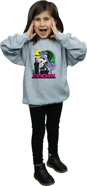 Immagine prodotto Catwoman Text Logo Felpa Ragazze (140, 146)