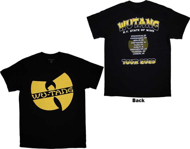 Wu Tang Clan Tour 23 Slanted Logo State Of Mind