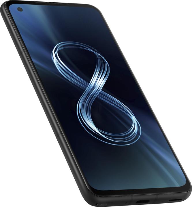 Produktbild ASUS Zenfone 8 (16GB) (256 GB, Obsidian Black, 5.92", Dual SIM, 64 Mpx, 5G)