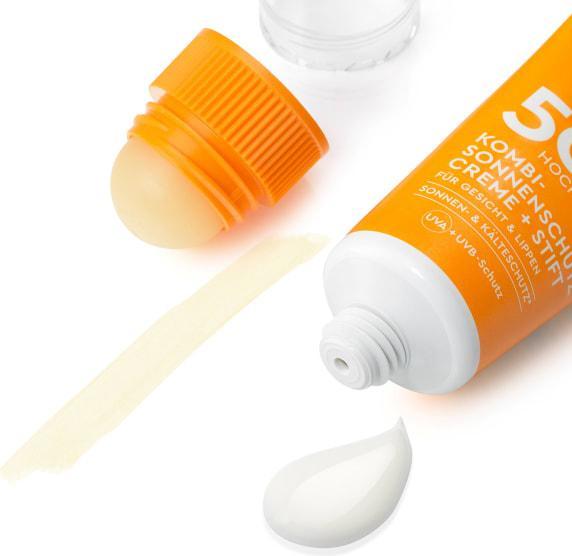 Image du produit dm Sundance Protection solaire Combi visage Crème + Stick (Stick solaire, Crème solaire visage, SPF 50)