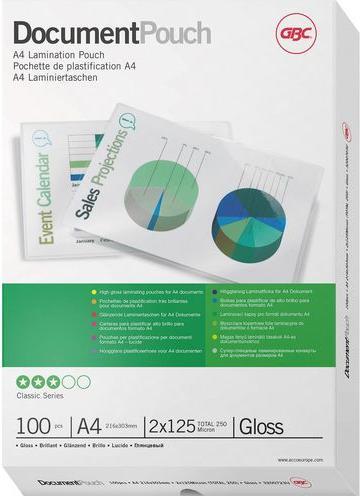 Actual product image GBC Laminating foil (A4, 100 Piece, 125 µm)
