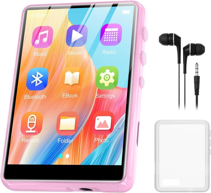 Actual product image Zaqe MP3 Player M4-rose with Bluetooth (64 GB)