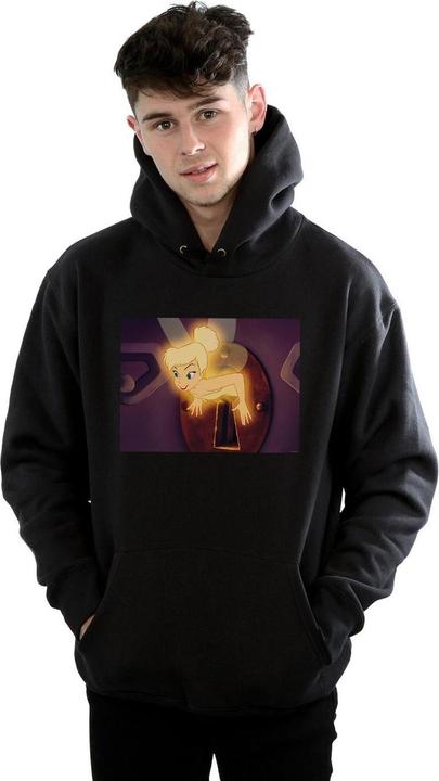 Actual product image Disney Mens Tinker Bell Lock Squeeze Hoodie (M)