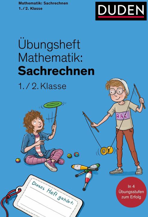 Actual product image Übungsheft Mathematik - Sachrechnen 1./2. Klasse (German, Kim Wagner, Stefan Leuchtenberg, 2022)